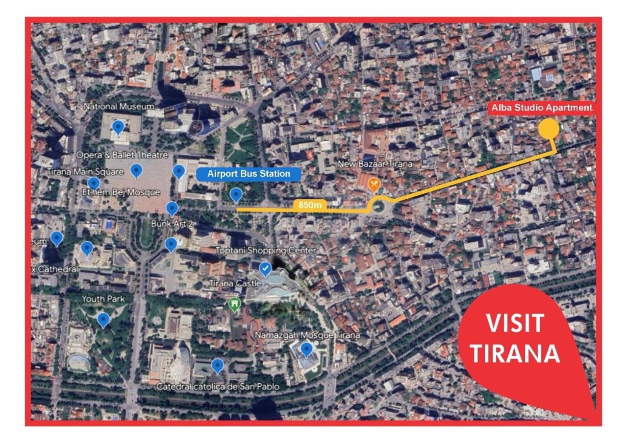 Alba Studio Apartment Tirana Zewnętrze zdjęcie
